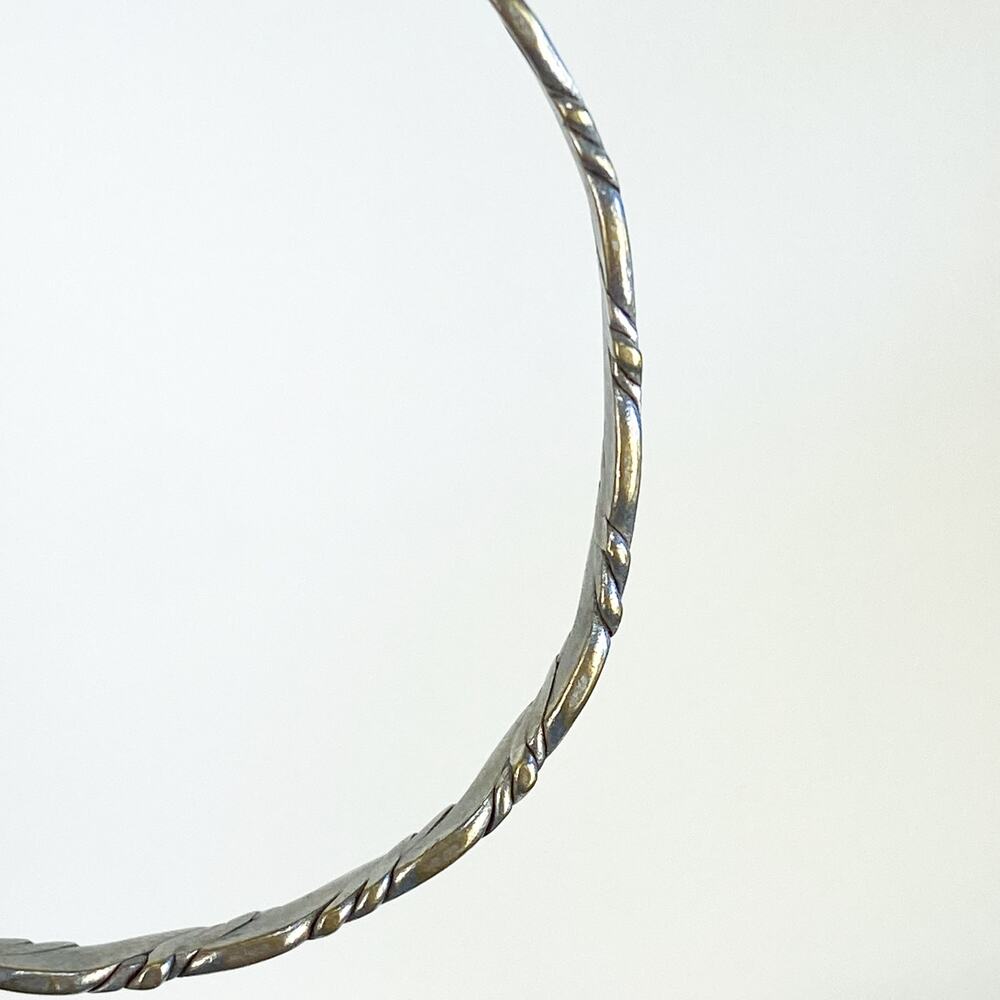 Made in Mexico Bangle Silver Plated Bracelet - Picture 4 of 7